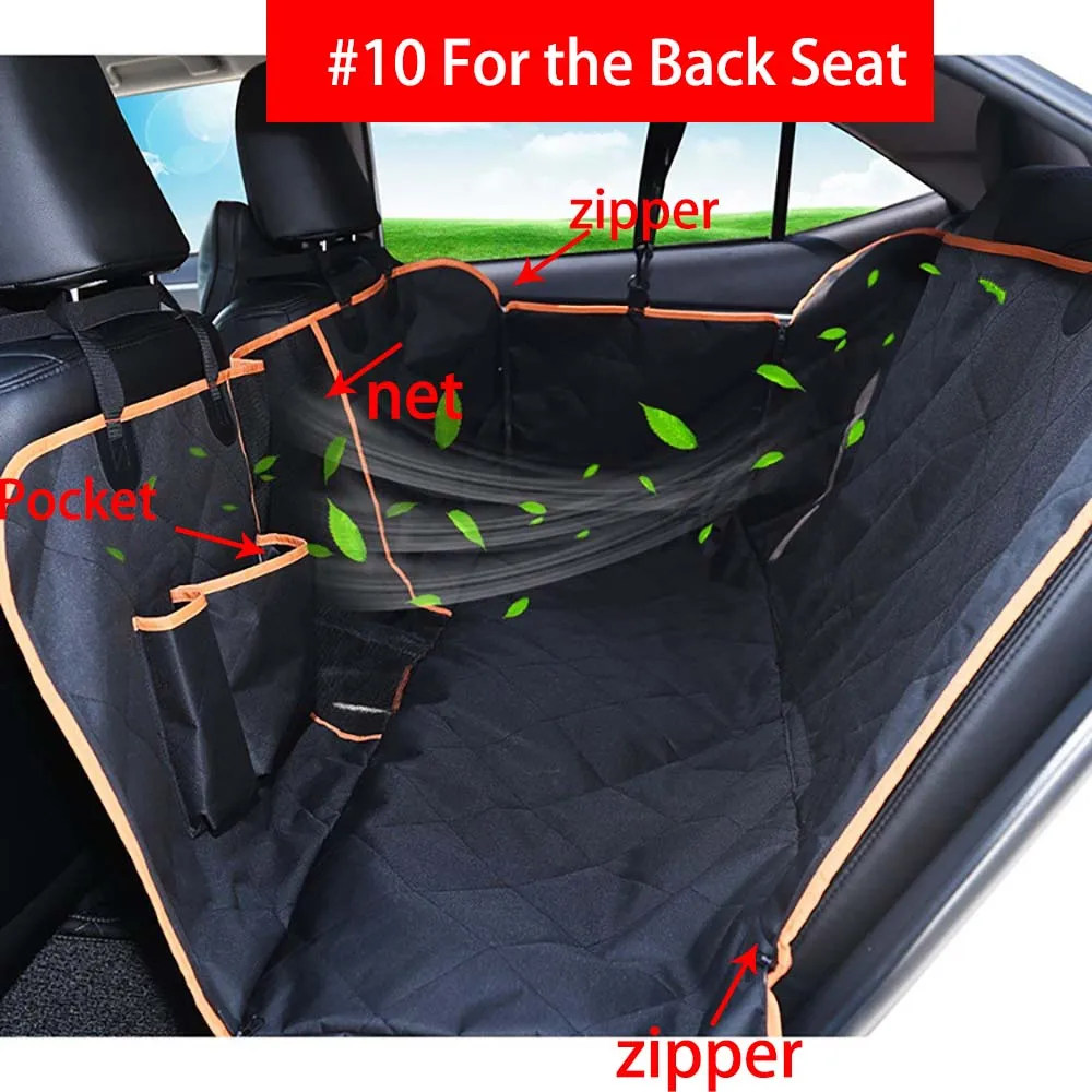 

Pet Cat Seat Protector Mat Waterproof Dog Seat Cover for Car Seat Auto Rear Nonslip Universal Safety Carrier For Outing Dogs