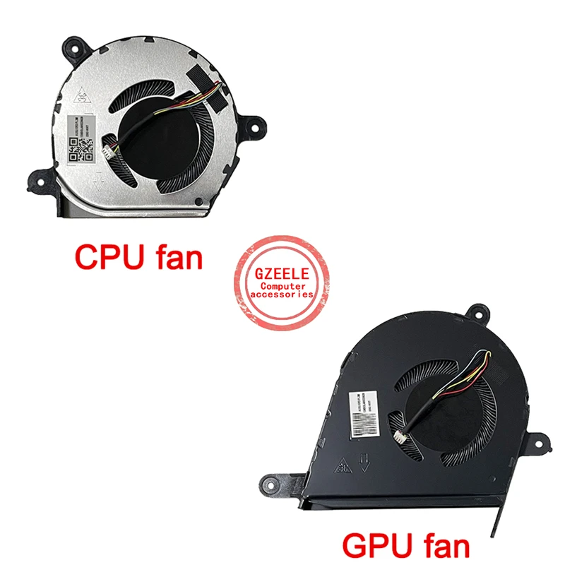 

For ASUS Zenbook Pro 14 Duo OLED 2022 UX8402Z UX8402ZA UX8402ZE UX8402V Laptop CPU GPU Cooling Fan Heatsink Fans Cooler DC12V