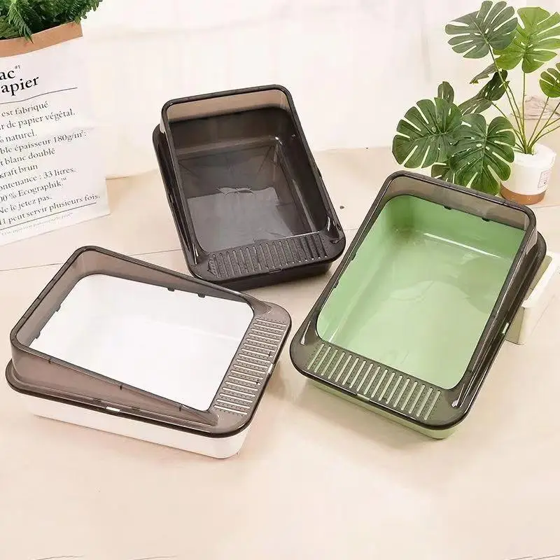 Cat Toilet Cat Litter Box Large Splash-proof Cat Litter Tray Cat Litter Box Feces Box Cat Pet Supplies Cat Box