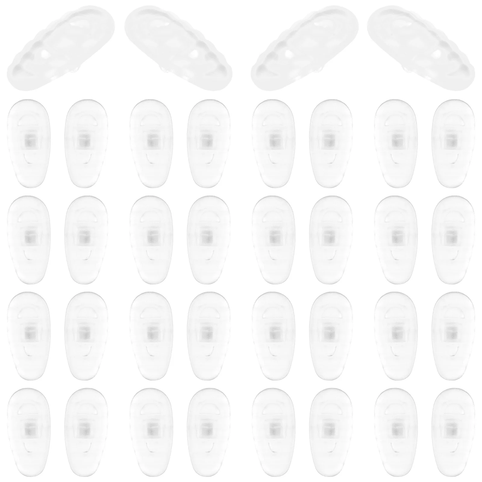 

Silicone Eyeglass Pads Anti-Slip Glasses Replacement Cushion Durable Reusable Nose Guards For Eyeglasses Nonslip Sunglass