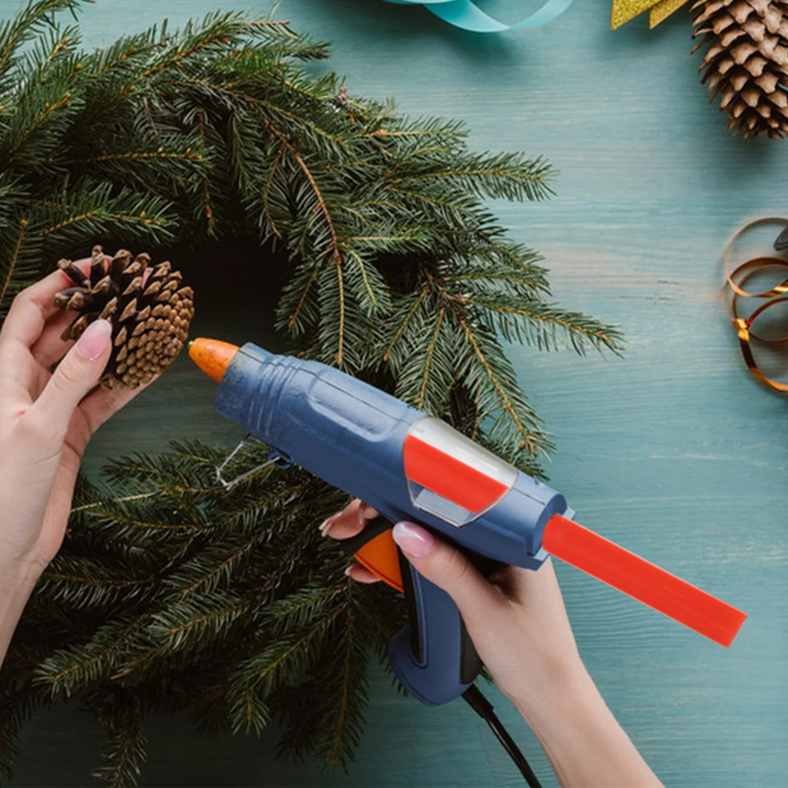 

36Pcs Colored Hot Melt Glue Rods Safe Non Toxic Strong Hold for Crafting Kit DIY Accessories Phone Case Window Seam Sealing Tool