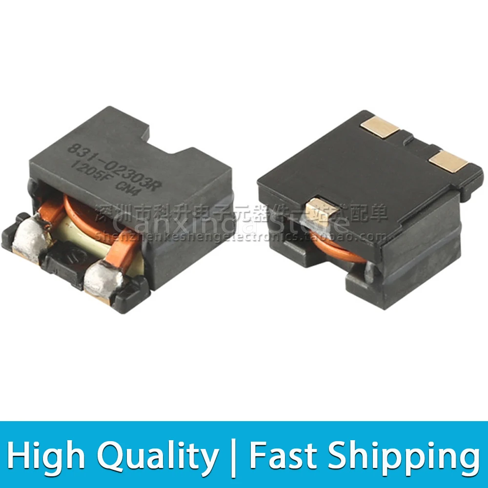 5pcs 831-02303R SMD Power Inductor Inductance 3.2uH 10A Current Flat Copper Shielded 8mΩ Low Low DC Resistance DCR