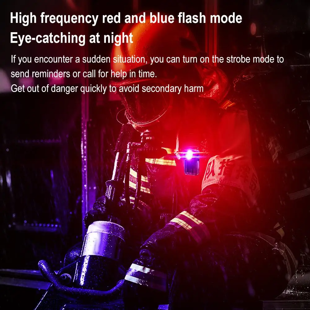 EDC Flashlight High Bright Portable Type-c Rechargeable 1200mAh Torch Rotation Outdoor Lamp Camping 90° Head Light C5B3