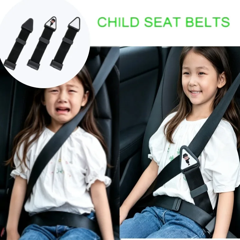 Car Seat Belt Adjuster For Kids Safe Neck Shoulder Positioner Child Safety Seatbelt Clip Protect Neck Shoulder For Travel