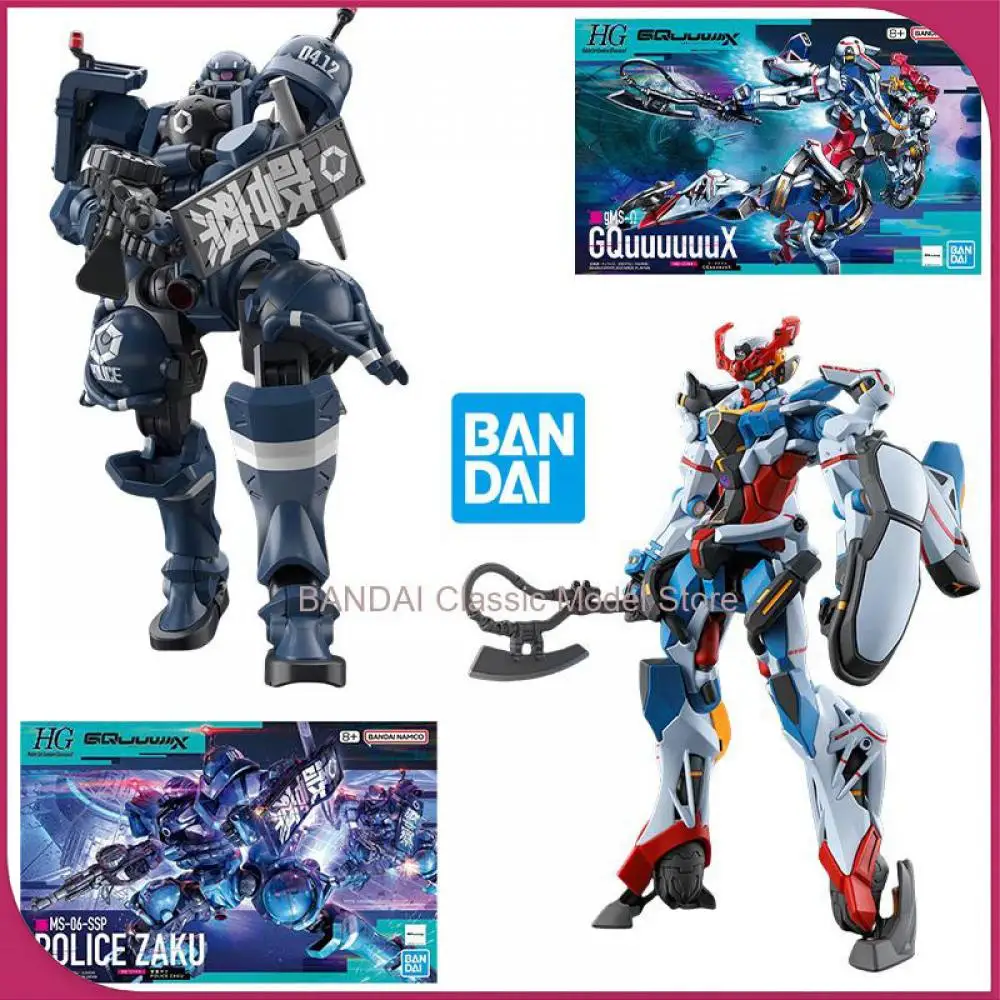 

Bandai HG 1/144 Police Zaku Action Figures Mobile Suit GQuuuuuux Gundam Model Kit Brand New Original Box