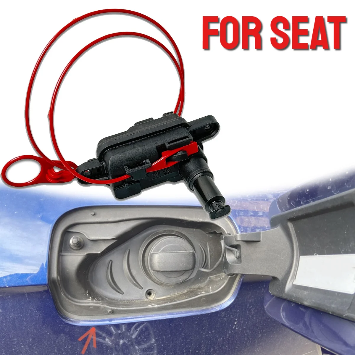 Fuel Filler Gas Cap Door Lock Actuator Enhanced Security Waterproof Sealed Replace 8V0862159A For Seat Ibiza Tarraco Ateca Arona