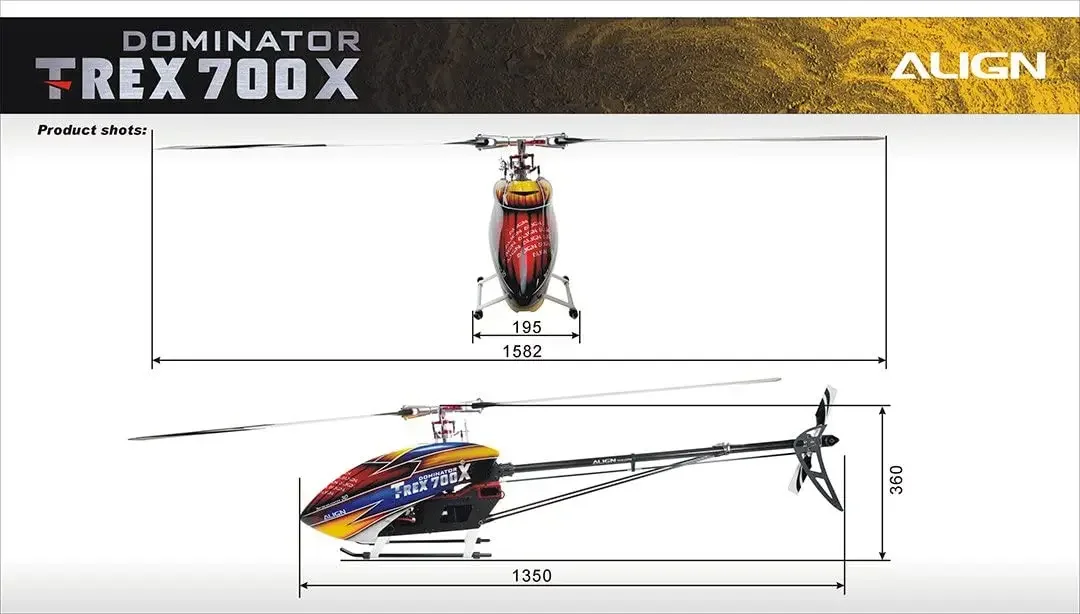 T-REX 700 helikopter RC T-REX 700X zestaw Super Combo 2.4GHz 6CH helikopter RC 3D