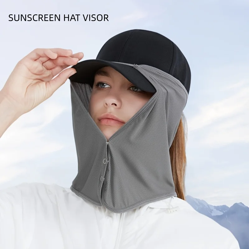 

Riding Sun Protection Mask Mosquito Repellent Face Mask With A Brim For Bicycles And Motorcycles Outdoor Cycling Sun Protection