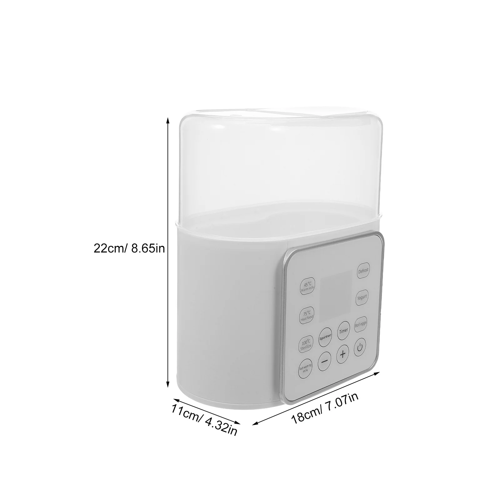 Scaldabiberon elettrico Controllo costante della temperatura per latte materno e formula Spina europea adatta ai viaggi