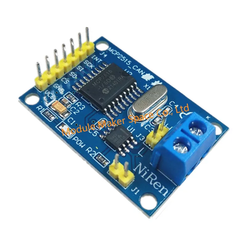 MCP2515 CAN Bus وحدة مجلس TJA1050 استقبال SPI ل 51 MCU ARM تحكم جديد