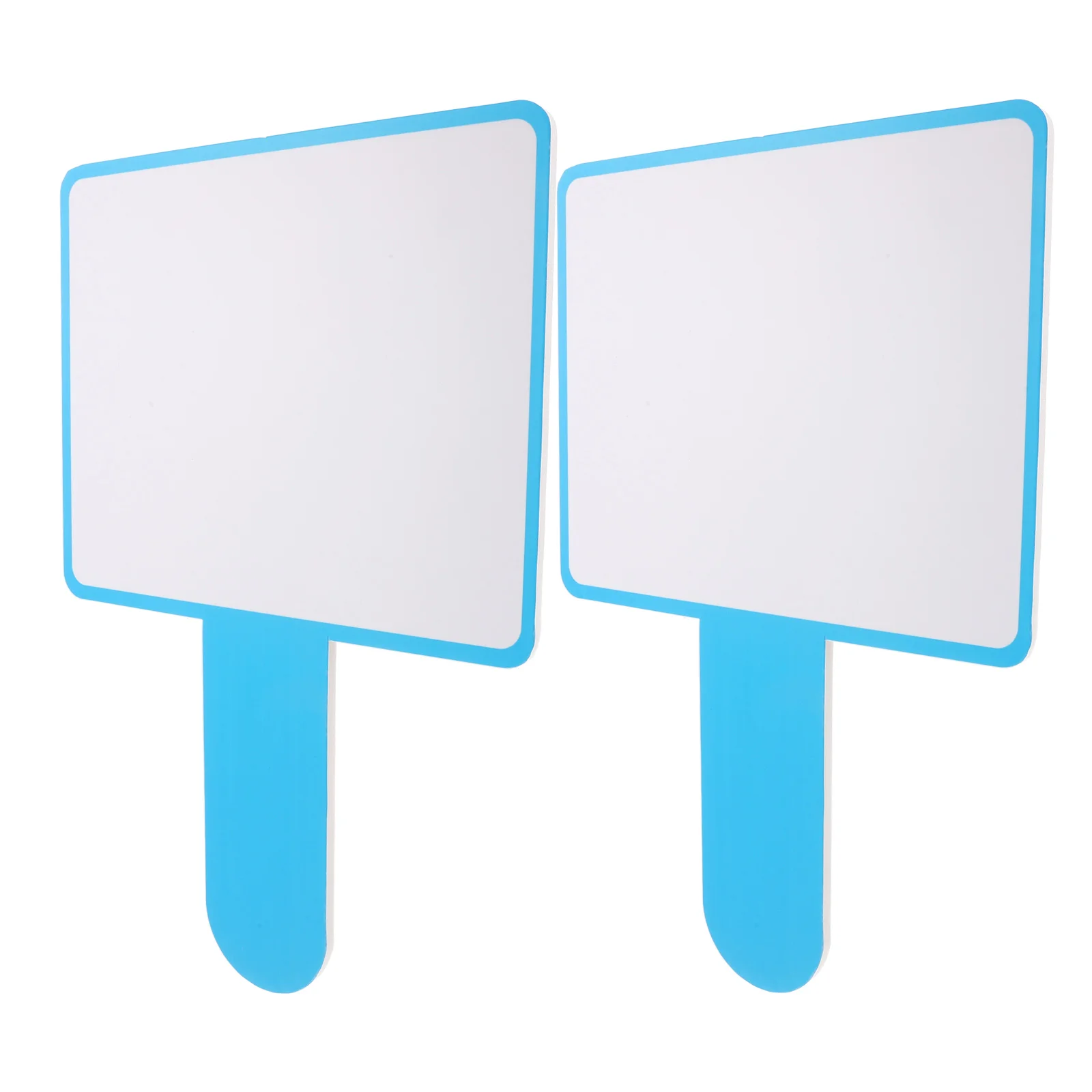 

2pcs Blank Scoring Paddles Single Sided Dry Erase Board Lightweight Foam For Classroom Teaching Student Answer Paddle Office