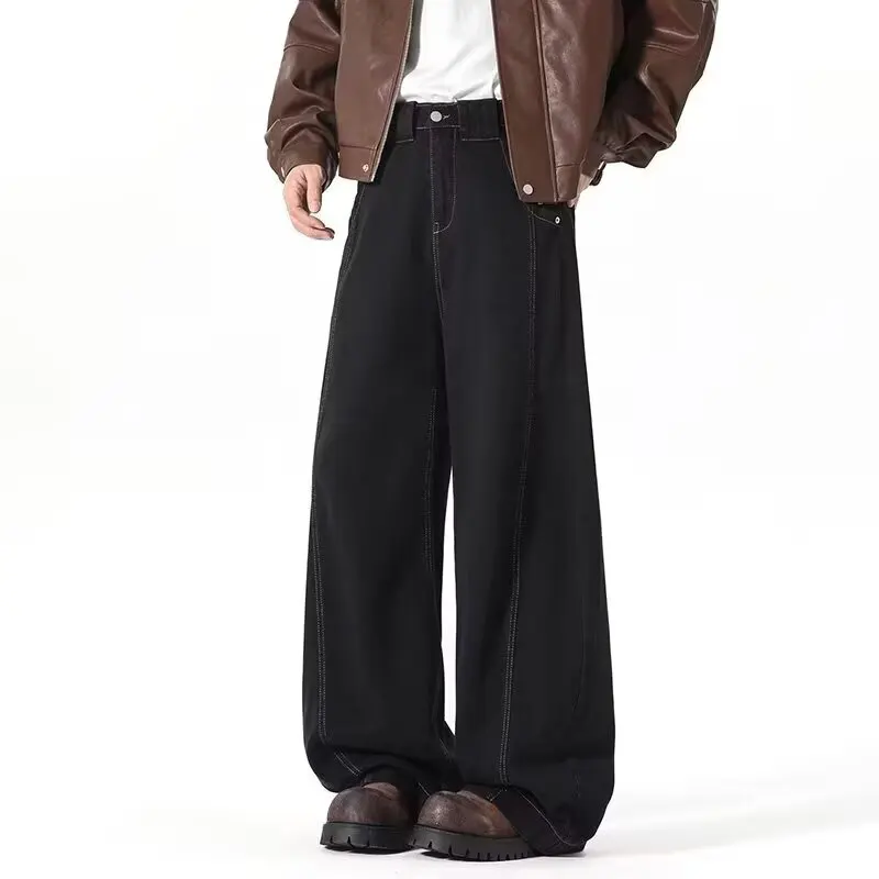 

New Autumn Men's Casual Jeans American Style Harajuku High Street Jeans Hip Hop Trousers High Quality Men's Clothing Streetwear