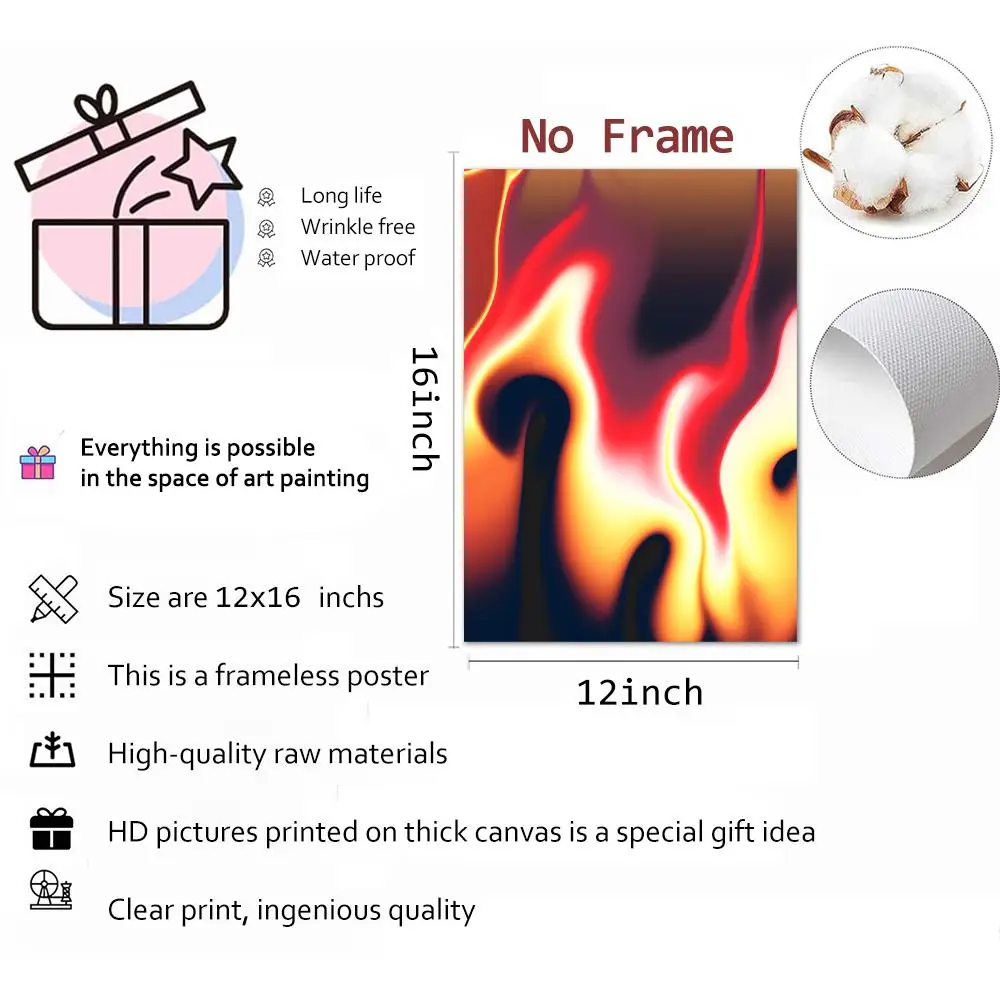 Art Visual Aesthetic Art Aura Gradient Painting Calligraphy Poster Parisian chic decor Glam Canvas Modern living room