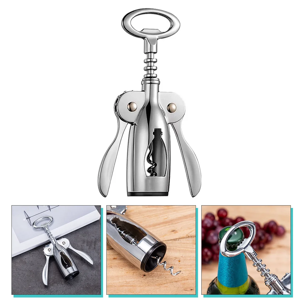 

Zinc Alloy Wing Corkscrew Red Wine Opener Wine Bottle Opener Beer Caps Remover Wing Corkscrew Beer Corkscrews