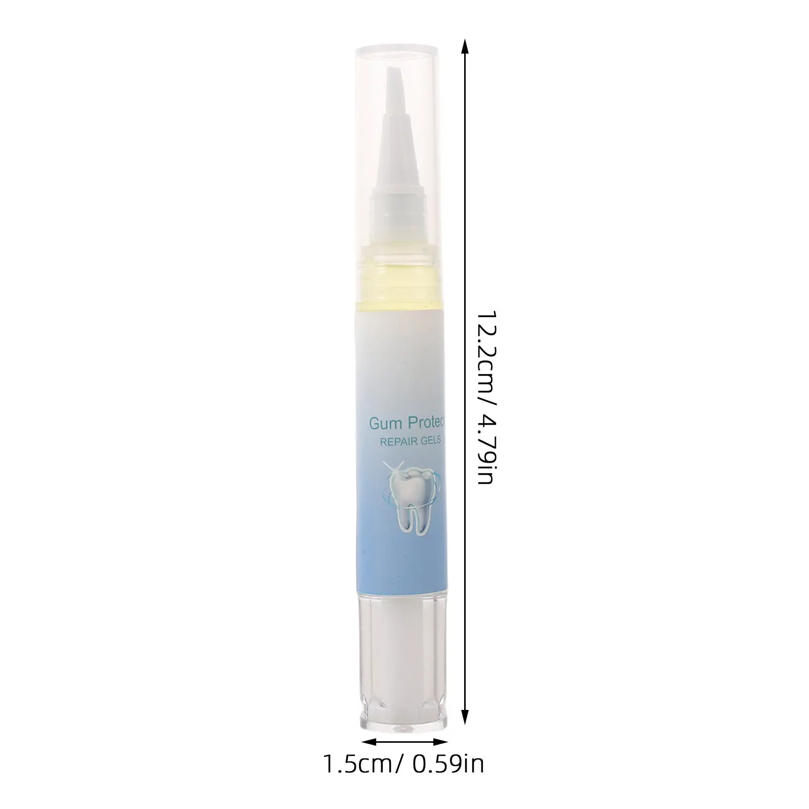 2Pcs Teeth Whitening Essence Pen Dental Whitening Gel Portable Oral Care Gel Pen Instant Stain Removal Daily Teeth Care