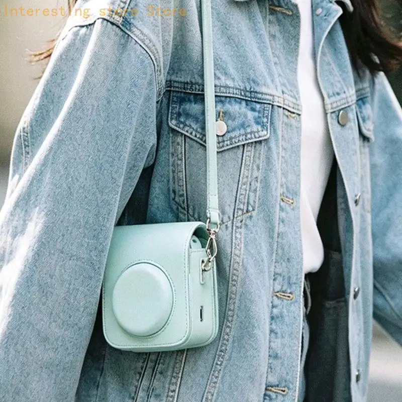 PU Camera Carrying Case for CHUZHAO with Adjustable Strap, Compact Shoulder Bag for Photo Outings, Storage, and Travel 55KC