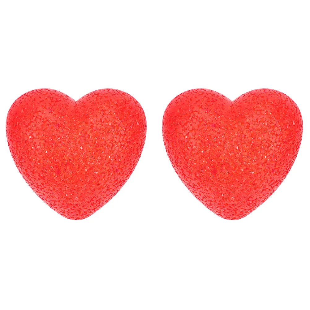 

2Pcs Heart Shaped Night Lamp Creative Unique Tabletop Decorative Light for Valentine's Day Party Balcony Terrace Warm Ambient
