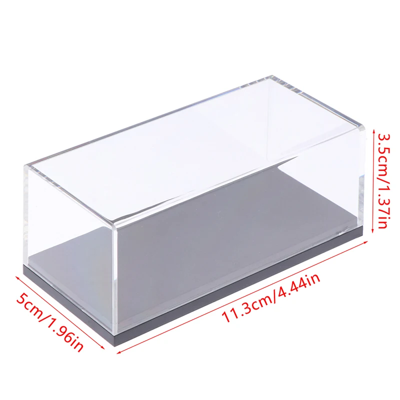 Scale 1:64 Protective Acrylic Case Hard Cover Display Box for F1 Car Model Formula 1 Miniature Toy