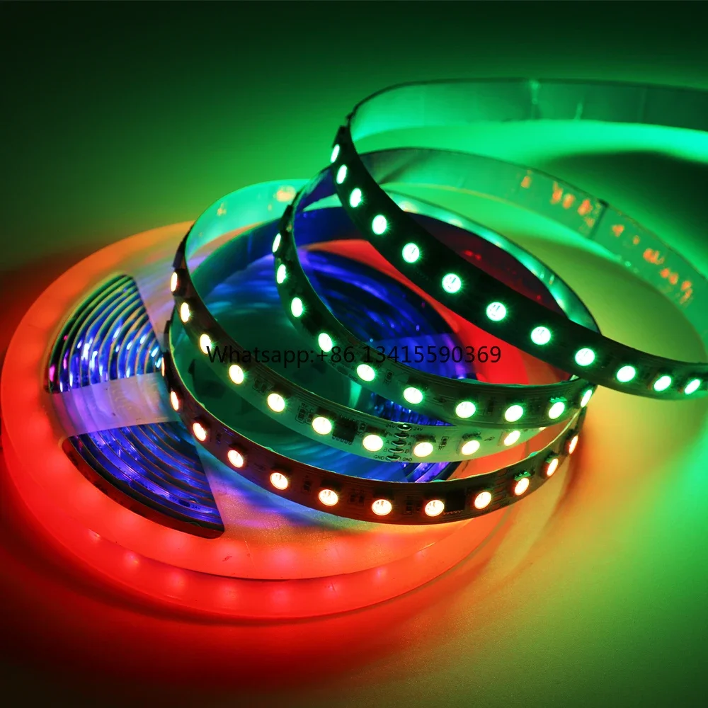 

12 DMX 5050 RGBIC 84 LED Outdoor Strip Light Waterproof 24V for Room Lighting