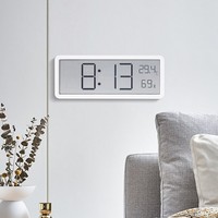 Large Screen LCD Digital Wall Clock Temperature Date Week Display Digital Wall Clock 12/24H Format Humidity Electronic Clock