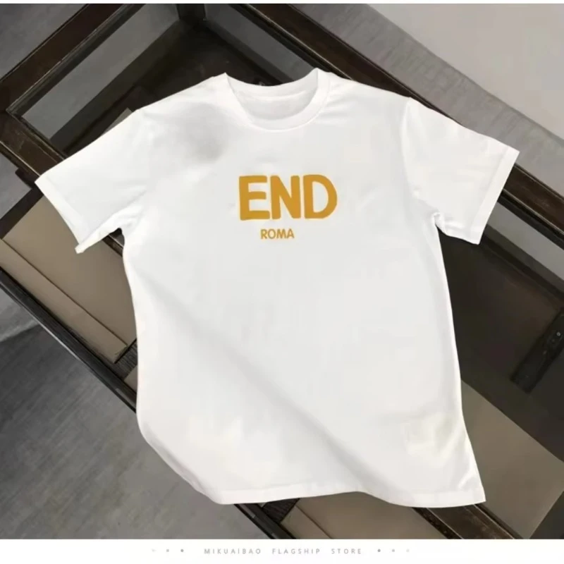 

2025 New Men's T-shirt Comfort Summer Fashion Cotton High-quality Casual Fitness Hip-hop Men's and Women's T-shirt