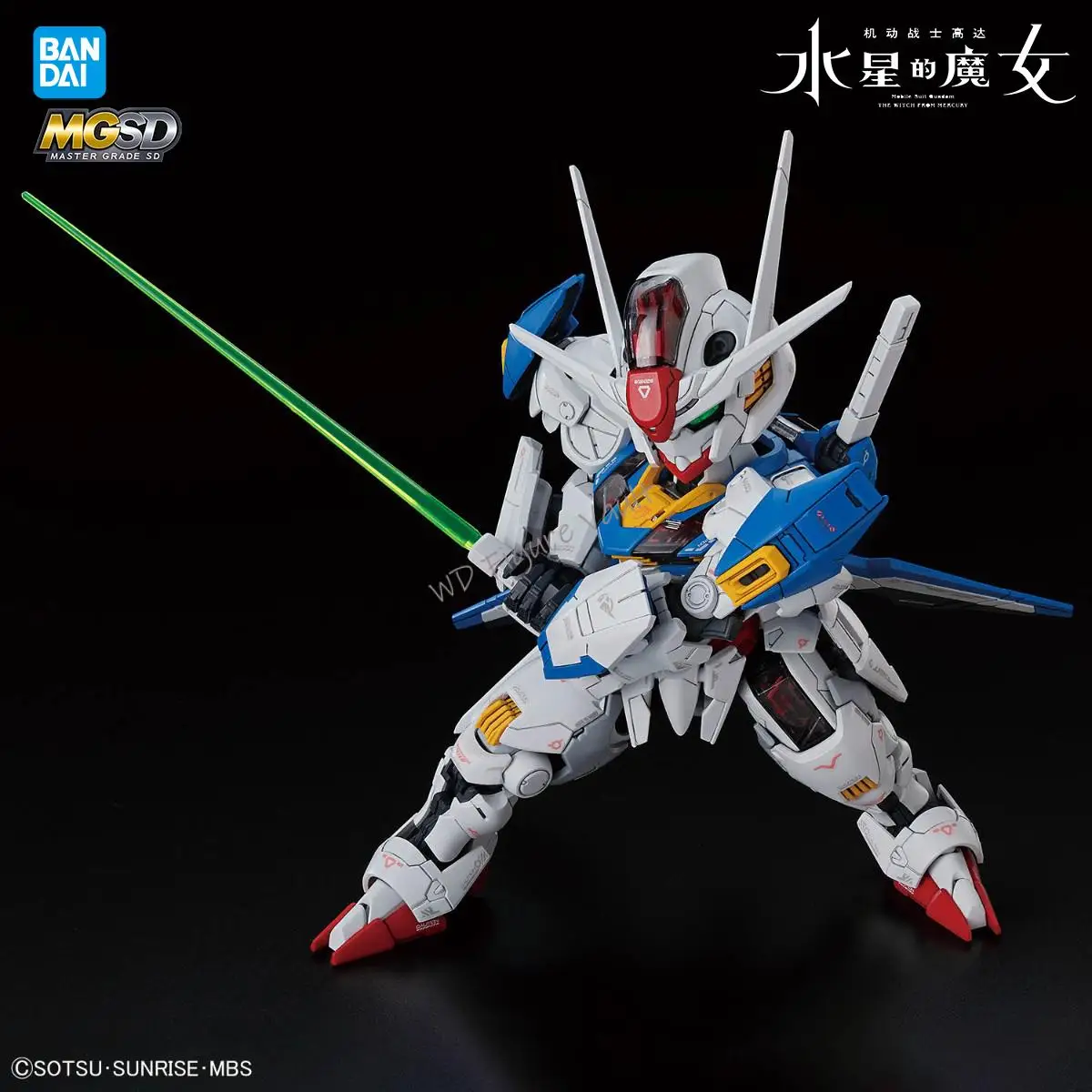 バンダイ機動戦士ガンダム SEED DESTINY THE WITCH FROM MERCURY MGSD 風の精霊ガンダムアクション玩具フィギュア組立ギフト