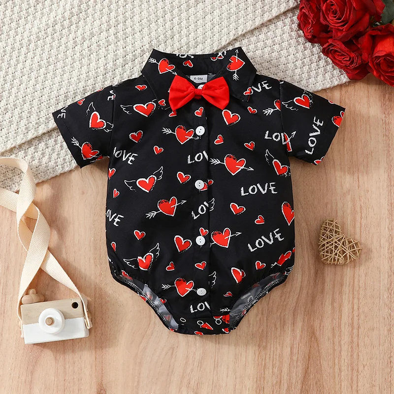 Baby Girl Valentine s Day Outfit Princess Tutu Dress Set with Heart Print Headband and Leg Warmers Cute Romper Bodysuit