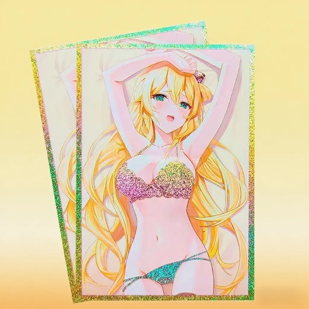 

50PCS 63X90mm Japanese Size Trading Card Sleeves Printing Anime Card Sleeves Perfect Fit YGO Card Gift Toys