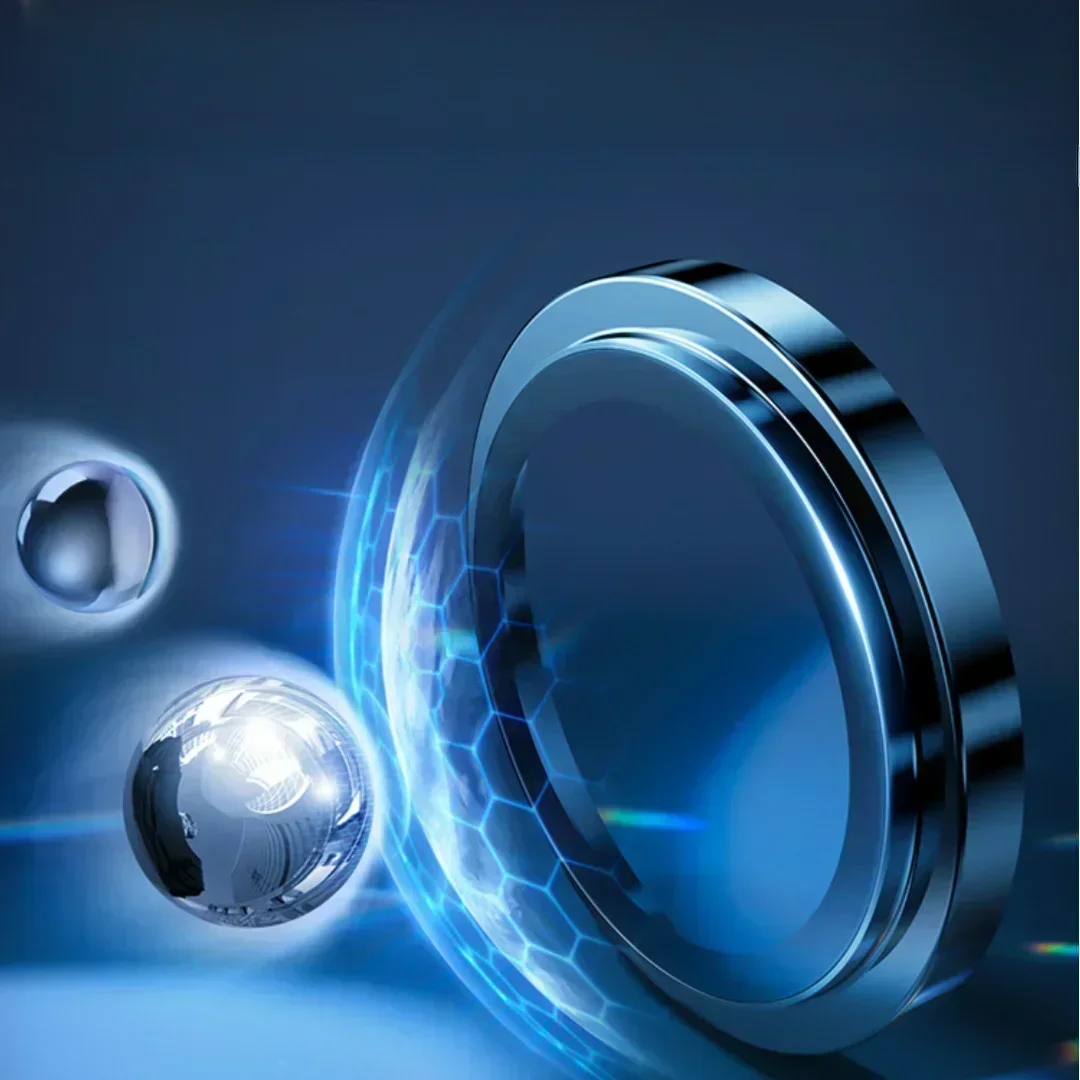 レンズ保護フィルムセット、金属リング、カメラプロテクタ、ガラスキャップ、ガラス、他の電話に適合2、1セット