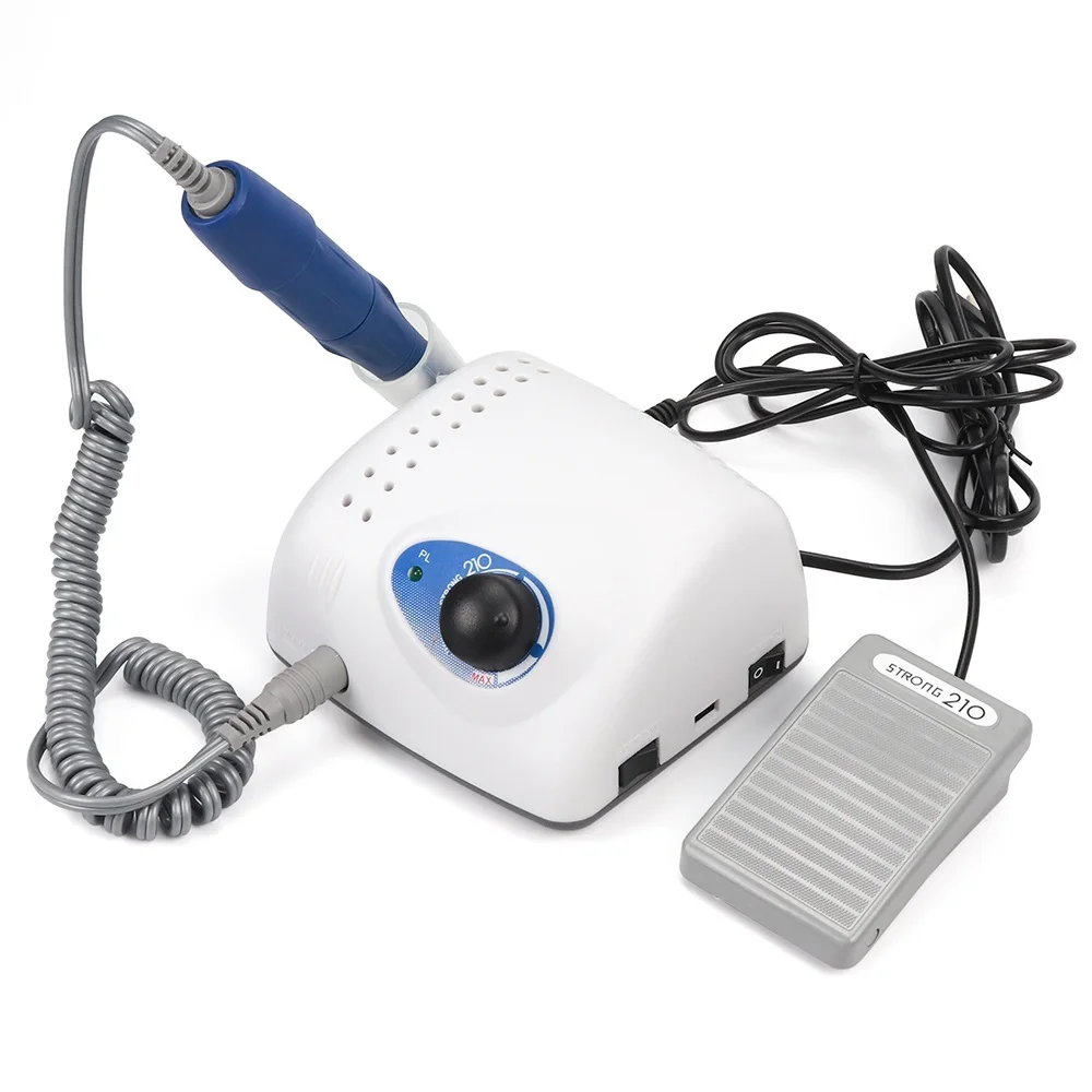 強力な 210 105L ネイルドリル 65 ワット 35000 死んだマニキュアを削除するための電気ネイルドリルフライスマニキュアマシンポリッシュ E ファイルドリル