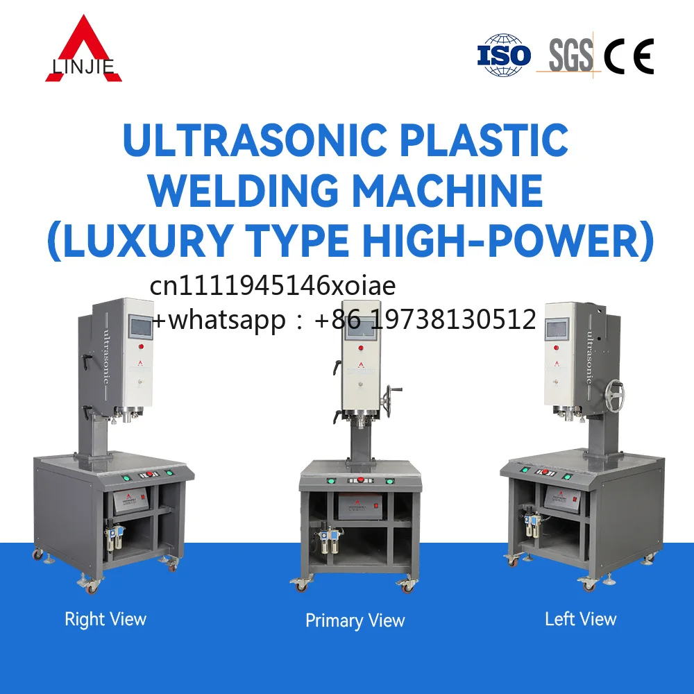LINJIE LJ-H1526 650*620*1840mm Non Woven Polypropylene Filter Bag Ultrasonic Welding Machine 15kHz New