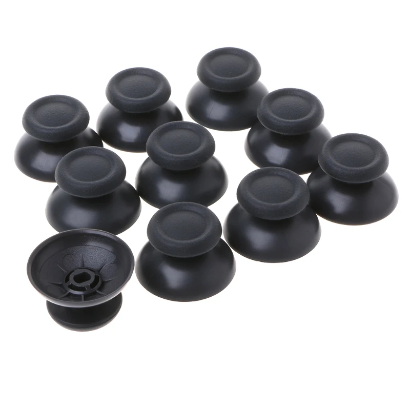 10Pcs Analog Thumbstick Thumb Stick Mushroom Joystick Replacement for Playstation 4 Ps4 Pro Controller Gamepad Repair Accessory