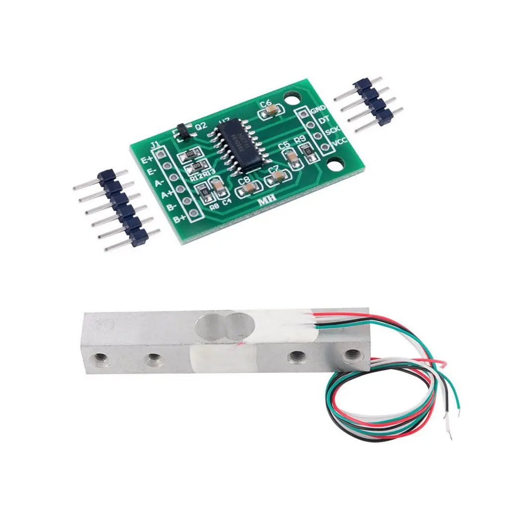 1/5/10/20kg Small Range Weighing Pressure Sensor and HX711AD Module Load Cell and HX711 Module