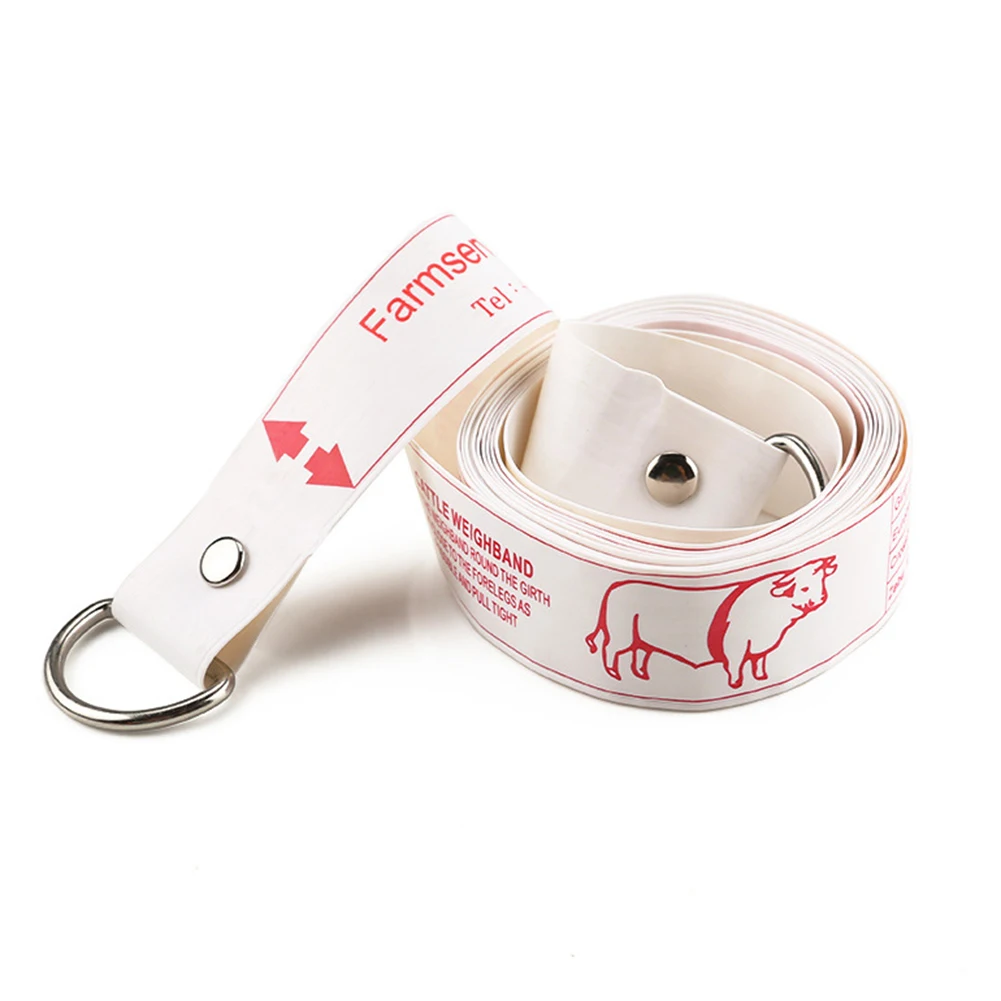 Cattle  Measuring  Ruler Tear-proof Waterproof Light Portable Accurate Measurement Tape Measure Tool for Cow Weight Height