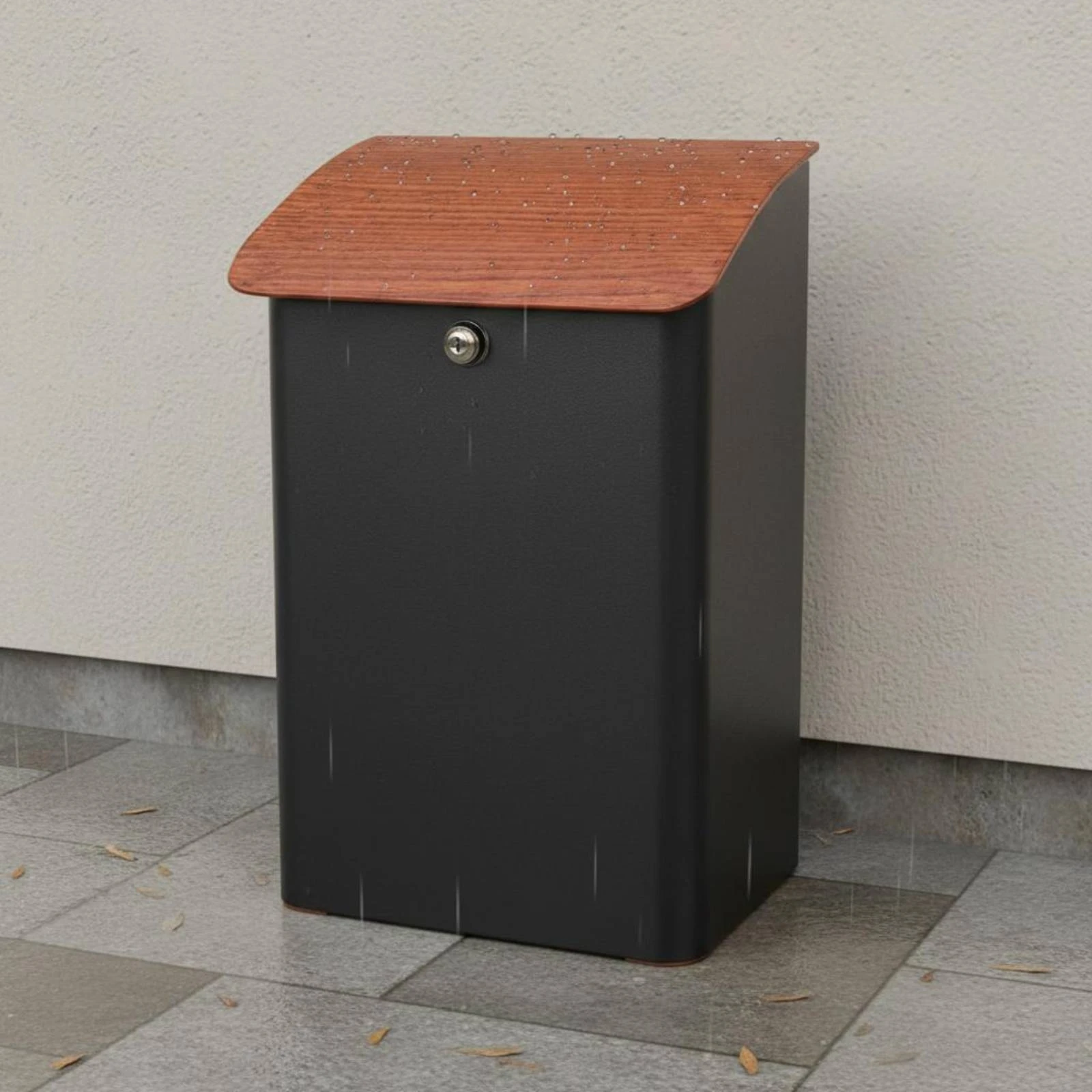 Anti Theft Parcel Box Locked Outdoor Parcel Mailbox Package Delivery Box Large Capacity Mail Storage Rustproof for Villa Owners