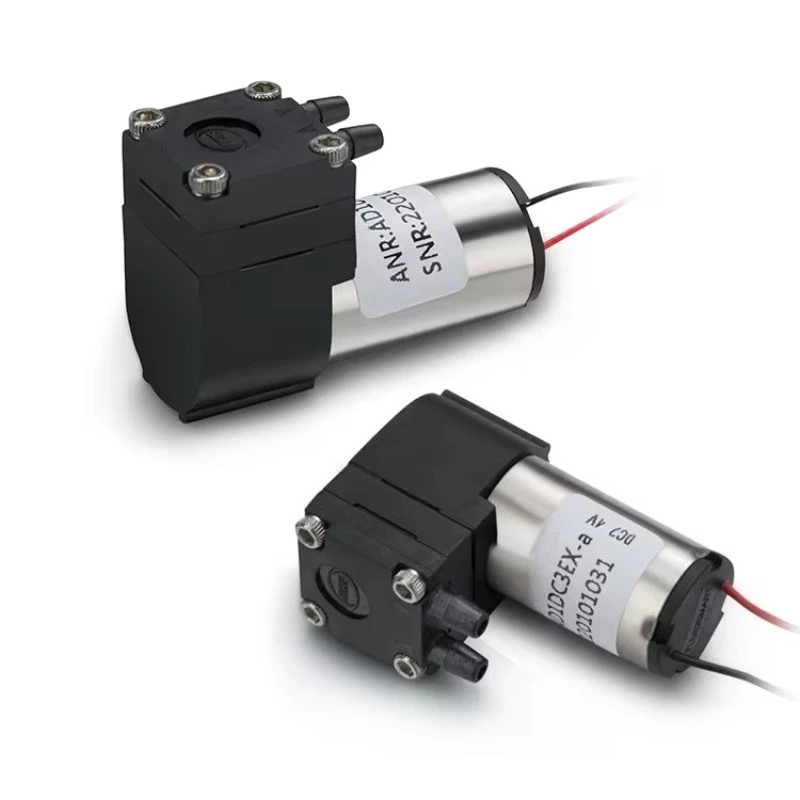 530ml/Min 14V DC Brush Mini Gas Sampling Pump Low Noise Diaphragm Pump Portable Air Electric Pump