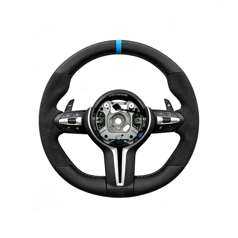 Genuine Personalized Leather Sport Steering Wheel Fit All F Series 1-7 Series M3 M5 M6 Auto Interior Modification Accessories
