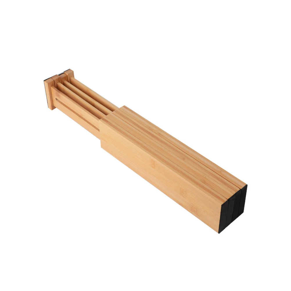 

Bamboo Drawer Organizer DIY Adjustable Dividers for Underwear Socks Accessories Storage Splitter Plates Smooth Practical Gift