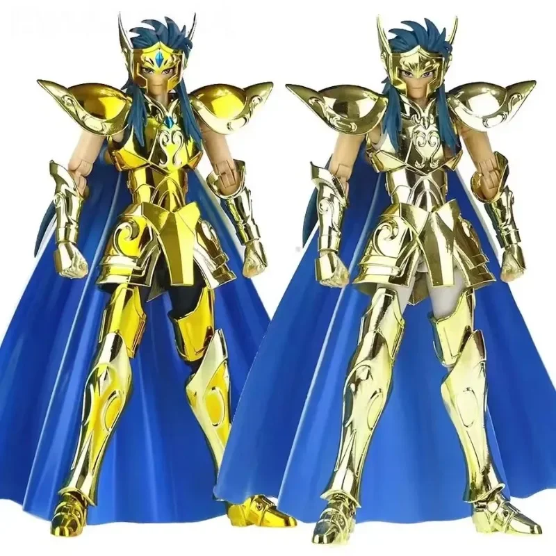 In Stock CS Model Saint Seiya Myth Cloth EX Aquarius Camus with White Bird Glacier Head Gold Knight of The Zodiac Action Figure