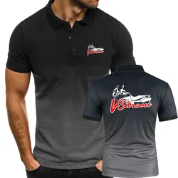 Men's Polo Shirts Motorcycle V-Strom DL 650 Motorsport Team Logo Suzukies TShirts Military Style Youth Sport Short Sleeve POLO T