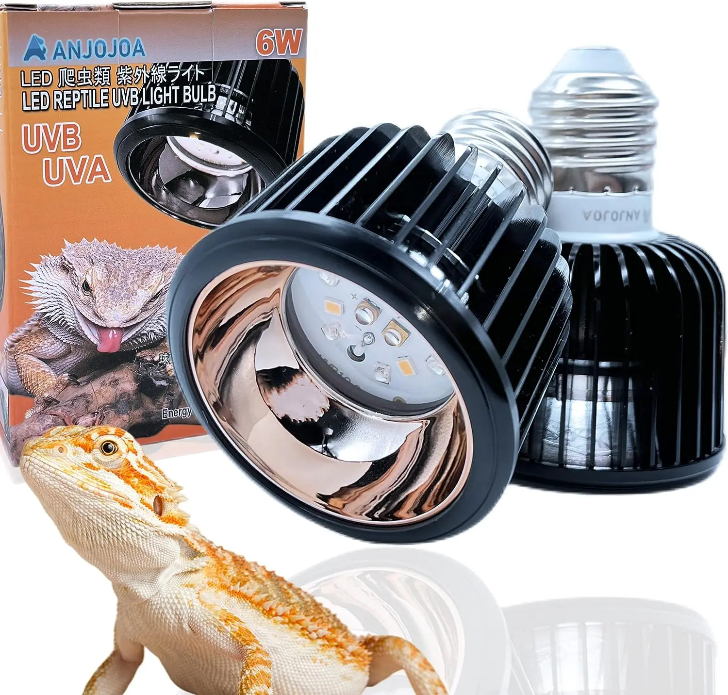 

High UVB UVA Output 10.0 Bulb UVB Reptile Light For Bearded Dragons Lizards