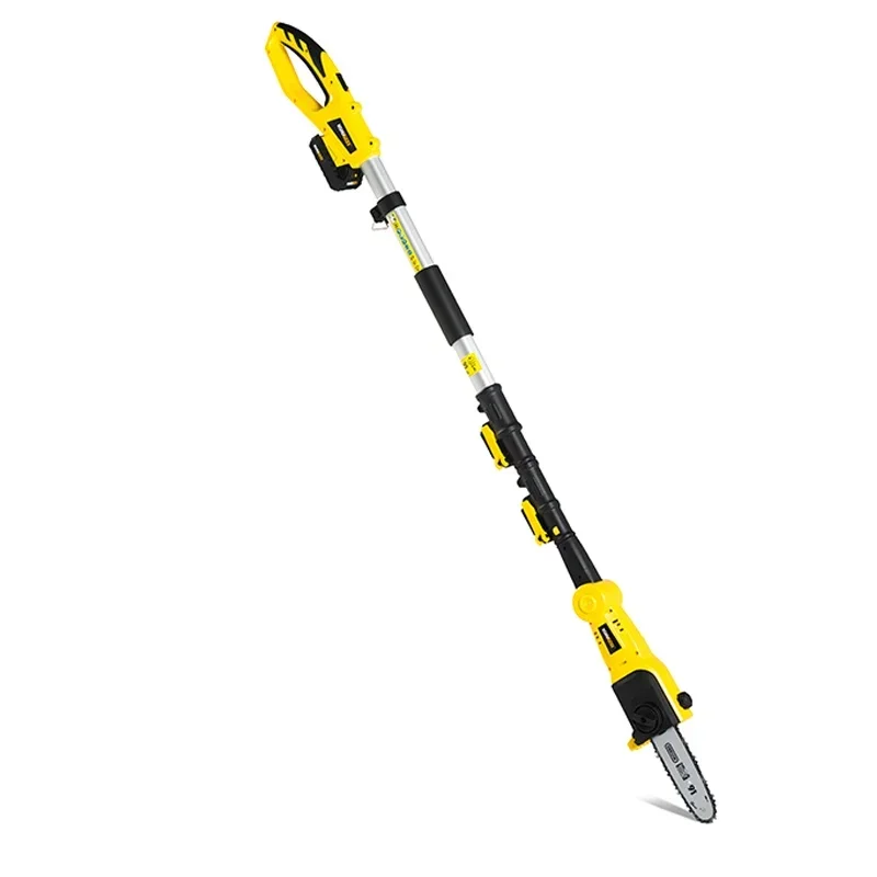 

New Small Rechargeable High Branch Chain SawGreening Garden Fruit High-altitud 20V Lithium Battery2AH/4AH Electric Telescopic Ch