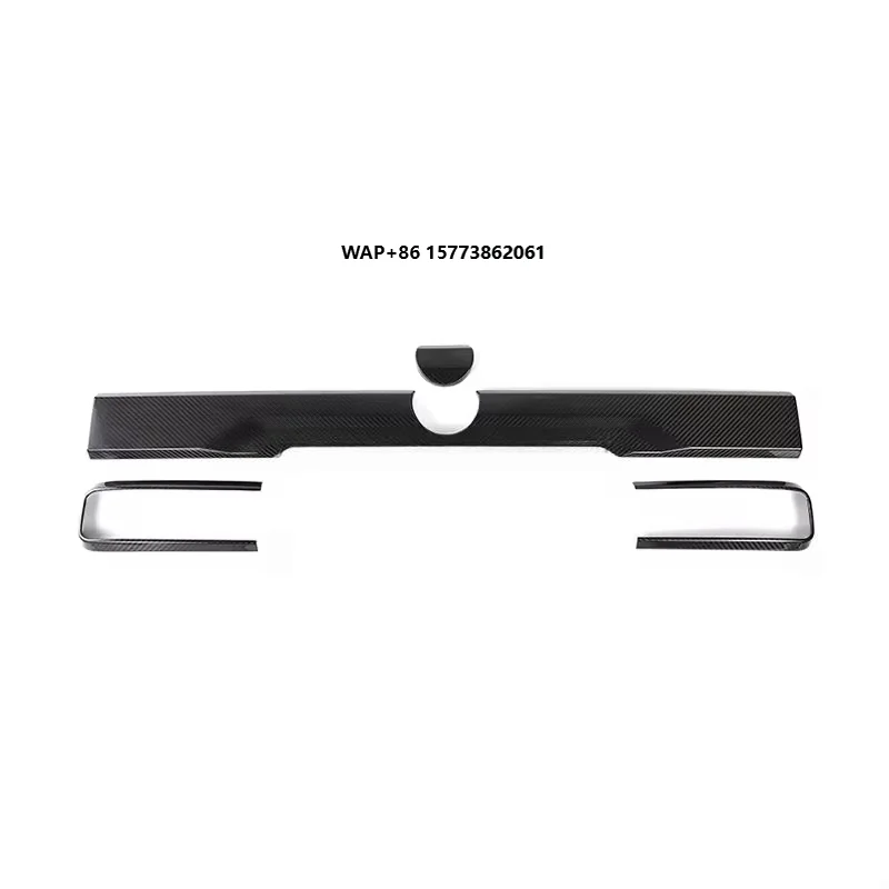 G Class W464 Auto Back Cover Plate New Dry Carbon Fiber Glossy Black Rear Light Turning Signal Lamp 12v Voltage