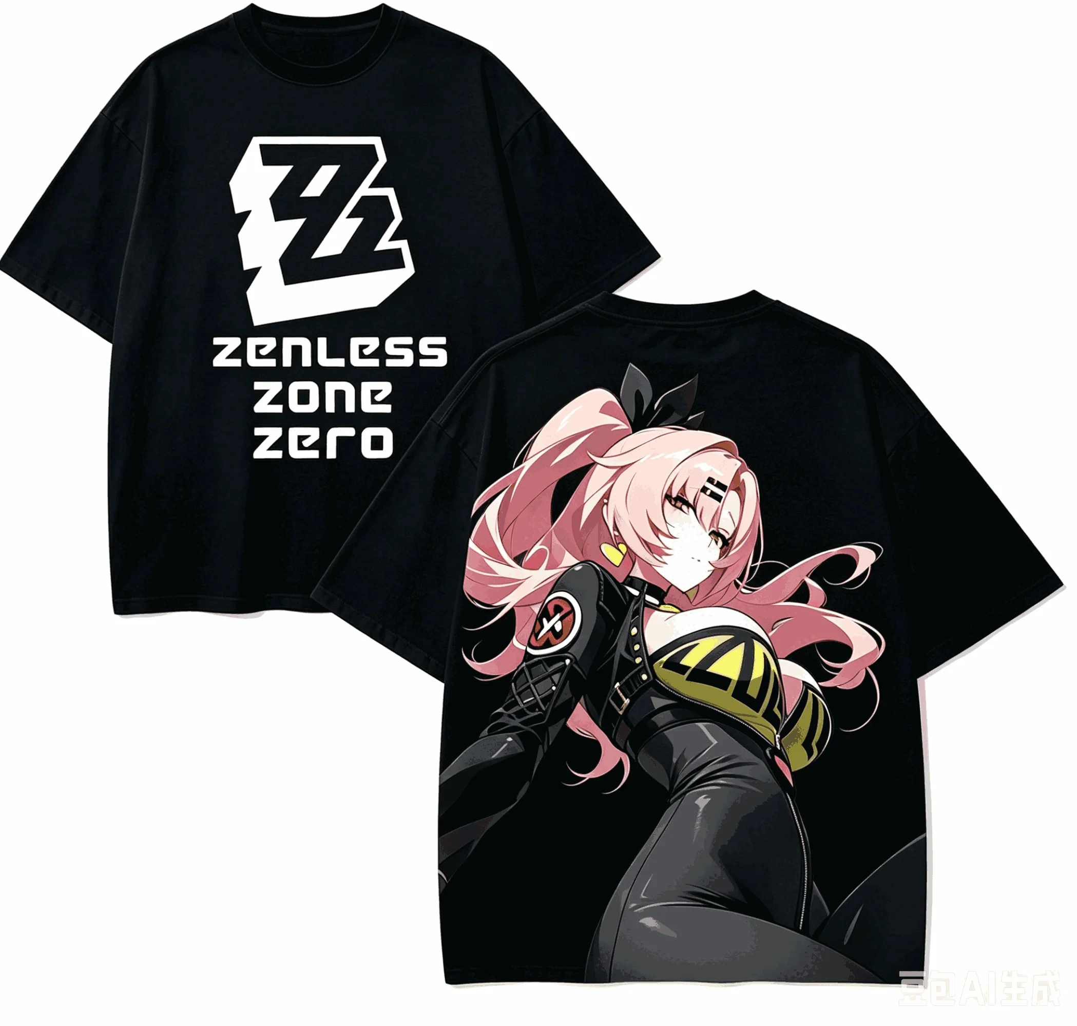 Zenless Zone Zero Oversized Unisex T Shirt Streetwear Cotton New Retro Short Sleeves Graphic Print T-Shirt Women Men Harajuku