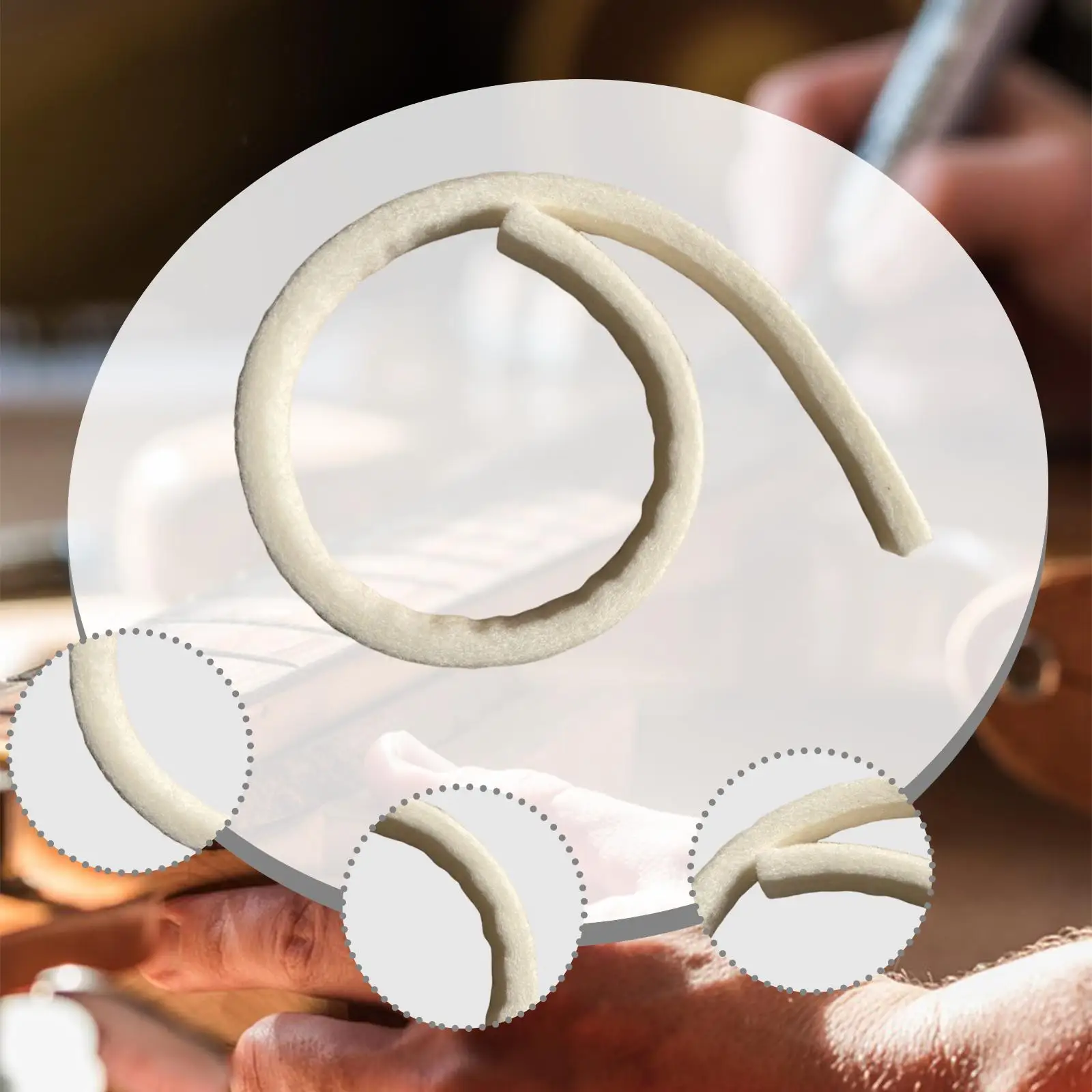 Accessorio per cinghia smorzatore per pianoforte, creativo per un accordatura accurato, consistenza morbida, suono