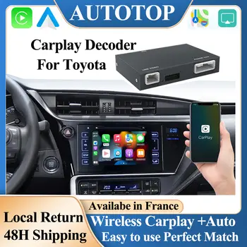 Bezdrátový CarPlay Android Auto Linux modul pro Highlander/RAV4/4Runner/Tundra/Tacoma/Camry/Corolla/Avalon/Prius/CH-R/Sienna 6 nejlepší prodej Příslušenství pro Toyotu RAV4 2011 - №5