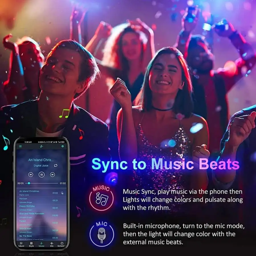 Smart RGB LED Strip Lights USB 5050 Tuya WIFI APP Control Flexible Lamp Tape Room Decor Works with Alexa Google Assisant