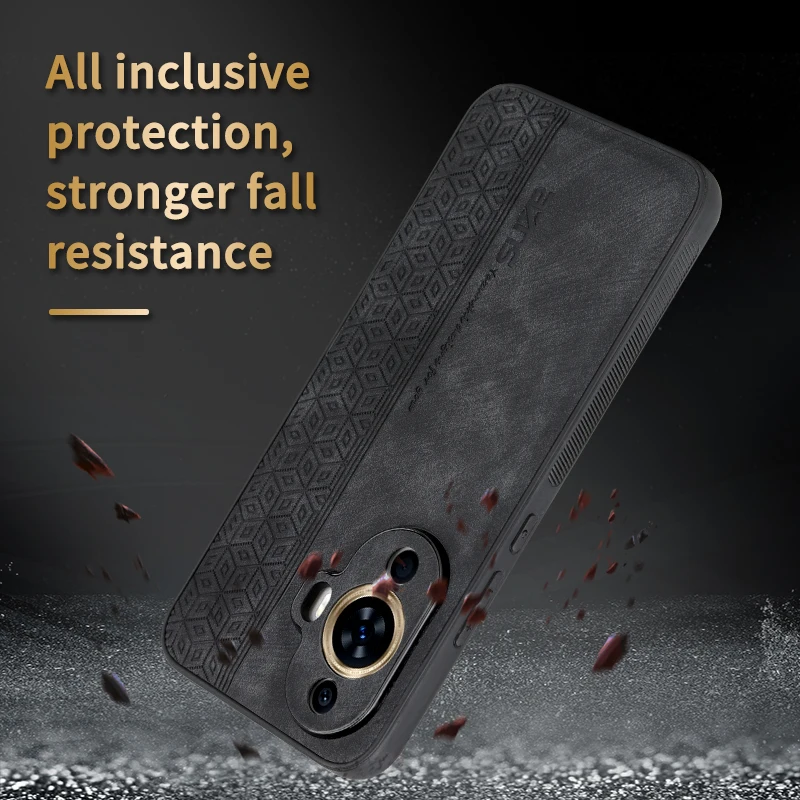 Luxury Leather Case For Huawei Nova11 10 9 Y70 61 P60 Art Mate50 Ultra Pro Lite Plus Business Elite Shock Proof Cell Phone Cover