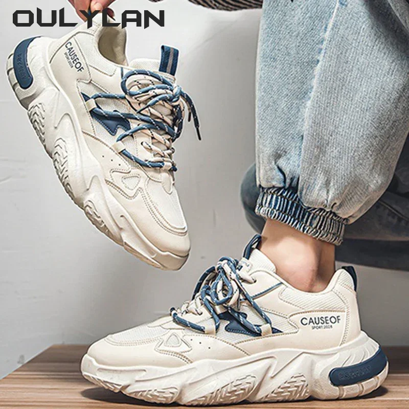 Fashion Sports Running Shoe 2024 Spring Leisure Versatile Youth Men\'s Sneakers Height Increasing Shoes Trend Elevator Shoes
