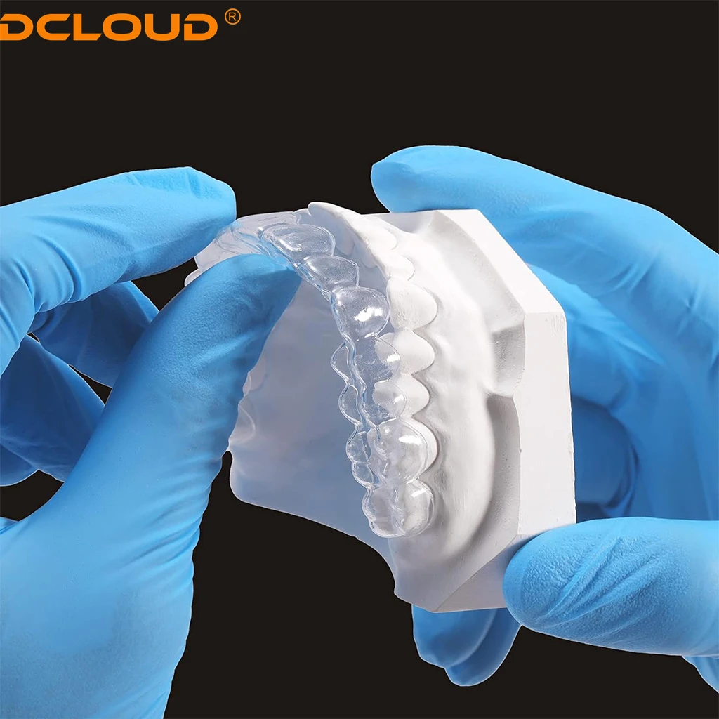 DCLOUD Dental Lab Szyna Materiały termoformujące Elementy ustalające Kawałek arkusza formowania próżniowego Miękkie, twarde dentystyczne akcesoria